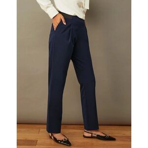 ADAY Sustainable Brand Turn It Up Pants Straight Tapered Leg Navy Blue Size L